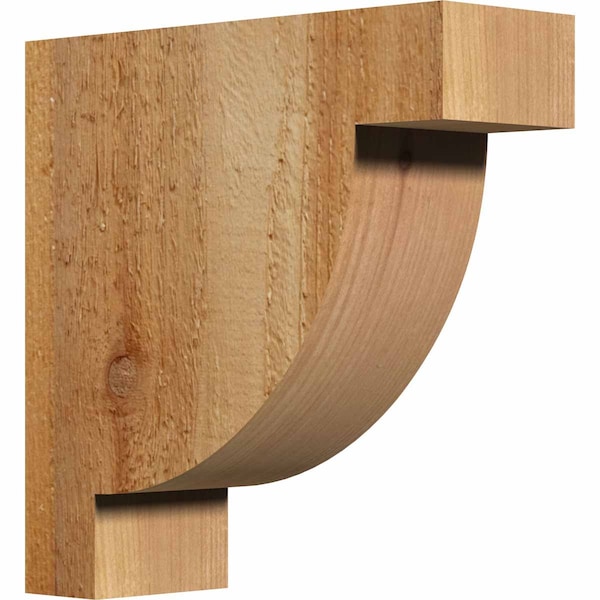 Ekena Millwork Alpine Rough Sawn Corbel, Western Red Cedar, 4"W x 12"D x 12"H COR04X12X12ALP00RWR - main